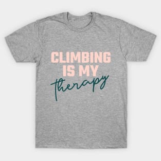 Climbing is my Therapy T-Shirt